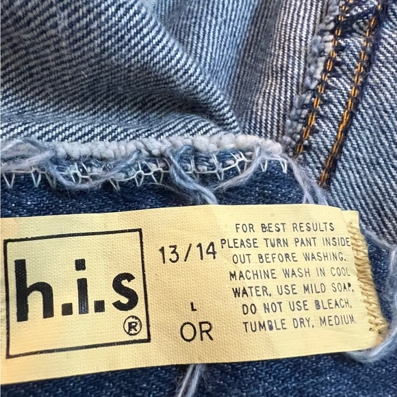 *Vintage* 1980’s CHIC  h.i.s. High Rise Mom Jeans 26” - Picture 7 of 8